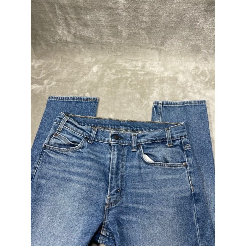 Levi's 505 C Jeans Women Size 30 Straight Orange Tab Medium Wash Denim Vintage
